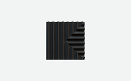 3D-плитка ARCHITECTILES Asperitas, № 3 Tres, черный, 120*120*15 мм