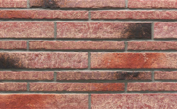 Клинкерная плитка Stroeher Zeitlos 357 backstein рельефная, 400*35*14 мм