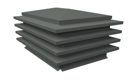 Дымник на трубу Grand Line елка 1290*525 мм 0,45 PE с пленкой RAL 7005 мышино-серый