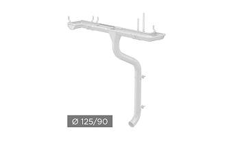 Водосточная система Aquasystem PURAL 125/90 мм RR 20