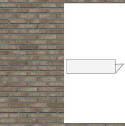 Гибкий кирпич StoCleyer Brick, угловой элемент 4/4 lintel, 11158 коричневый, NF