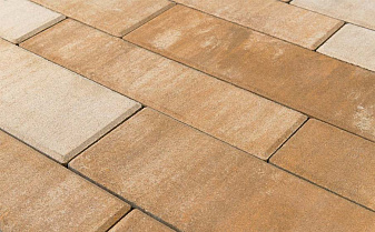 Плитка тротуарная BRAER Домино Color Mix Плато, 120/160*60 мм