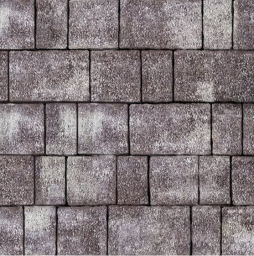 Плитка тротуарная SteinRus Старый город Б.2.Фсм.6, Old-age, ColorMix Браун, толщина 60 мм