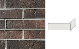 Клинкерная плитка угловая INTERBAU RetroBrick, INT 337 Rotbraun, 290*115*52*12 мм