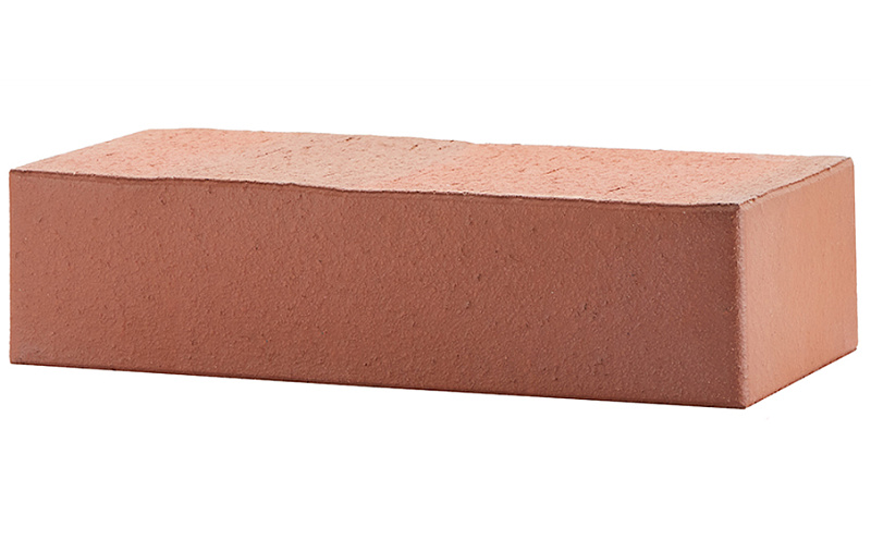 Кирпич облицовочный полнотелый ЛСР, красный флэш, гладкий, 250*120*65 мм