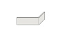 Клинкерная плитка угловая ручной формовки Feldhaus Klinker NF 14 W800 argo liso 240*71*115*14 мм