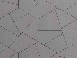 Плитка тротуарная Оригами Б.4.Фсм.8 стандарт гладкий серый, комплект 6 шт, толщина 80 мм