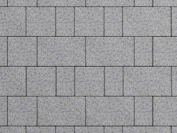 Плитка тротуарная Старый город Б.1.Фсм.8 стоунмикс белый с черным, комплект 3 шт, толщина 80 мм