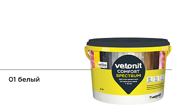 Затирка для швов vetonit comfort spectrum, 01 белый, 2 кг