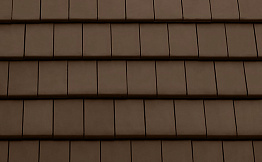 Керамическая черепица рядовая TONDACH Figaro 11 (Planoton 11), Brown engobe