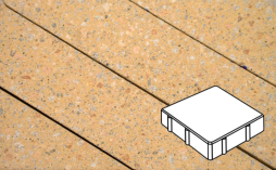 Плитка тротуарная Готика, City Granite FINERRO, Квадрат В.1.К.8, Павловское, 150*150*80 мм