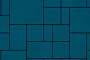 Плитка тротуарная SteinRus Инсбрук Альпен Б.7.Псм.6 гладкая, синий, толщина 60 мм