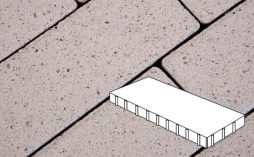 Плитка тротуарная Готика, City Granite FERRO, Плита Б.8.П.8, Павловское, 800*400*80 мм
