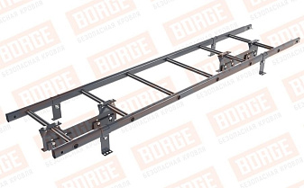 Лестница кровельная Borge для фальцевой кровли оцинкованная RAL 7024, 1,8 м
