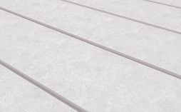 Фиброцементная панель CLADBOARD линеарная 2, полированная, белая, 2400*1200*8 мм