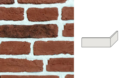 Угловой декоративный кирпич Redstone Царский кирпич CA-63/U 240*110*58 мм