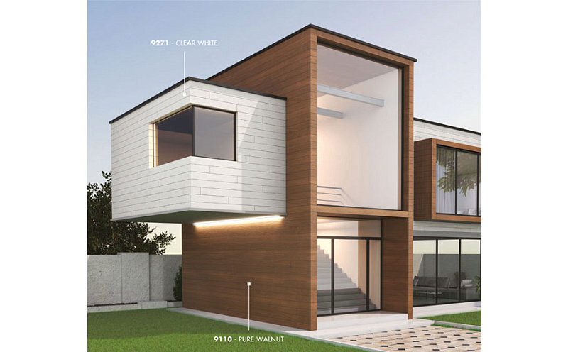 HPL-панель Greenlam Сolour SUD 9271/274 Clear White односторонняя, 3050*1300*8 мм