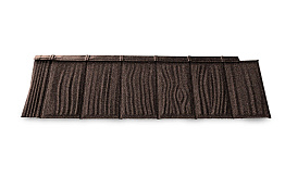Композитная черепица рядовая Metrotile IShake Brown