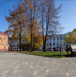 Плитка тротуарная Паркет Б.16.Псм.8 листопад гранит антрацит, комплект 6 шт, толщина 80 мм