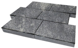 Плитка тротуарная SteinRus Парк Плейс Б.3.П.8 Native, ColorMix Актау, 600*300*80 мм