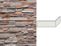 Облицовочный камень ИНТЕРКАМ Скалистая груда угловой элемент 1106