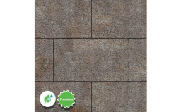 Плитка тротуарная SteinRus, Парк Плейс Б.3.П.8, Native, ColorMix Берилл, 600*300*80 мм
