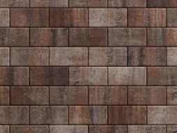 Плитка тротуарная Прямоугольник Б.2.П.6 листопад гранит клен, 200*100*60 мм