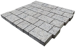 Плитка тротуарная SteinRus Бельпассо Б.23(М).Псм.6, Backwash, Мрамор, толщина 60 мм