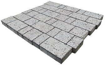 Плитка тротуарная SteinRus Бельпассо Б.23(М).Псм.6, Backwash, Мрамор, толщина 60 мм