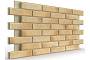 Термопанель на пенополиуретане (ППУ) с клинкерной плиткой BestPoint Retro Brick Salt 1166*616*65 мм
