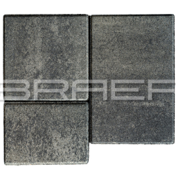 Плитка тротуарная BRAER Старый город Венусбергер Color Mix Вечер