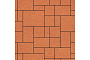 Плитка тротуарная SteinRus Инсбрук Альпен Б.7.Псм.6 Native, оранжевый, толщина 60 мм