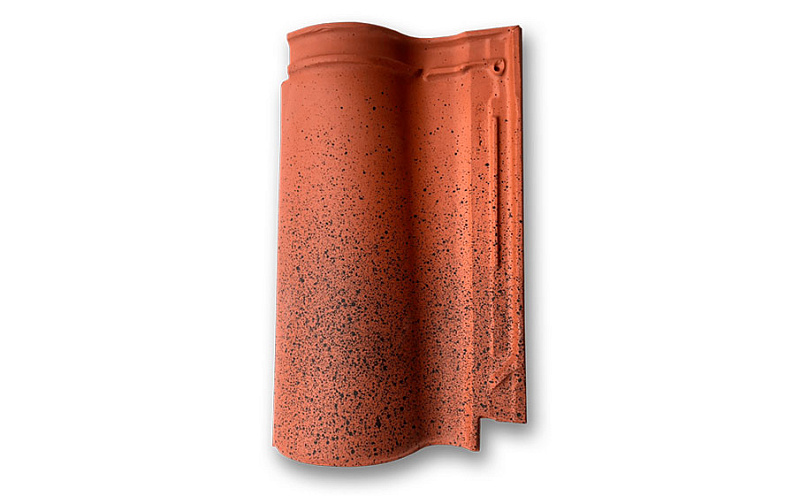Керамическая черепица рядовая La Escandella Small Mixed, Jaspee Red
