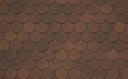 Гибкая черепица TEGOLA COMFORT, ASSISI, Marrone 434