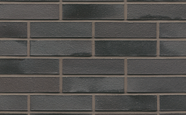 Кирпич клинкерный Muhr 15 Schwarz-bunt Edelglanz гладкий, 250*120*65 мм
