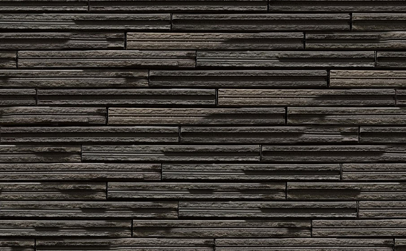 Кирпич ригельный Terca Cassia Zwart Grafiet, 400*95*48 мм