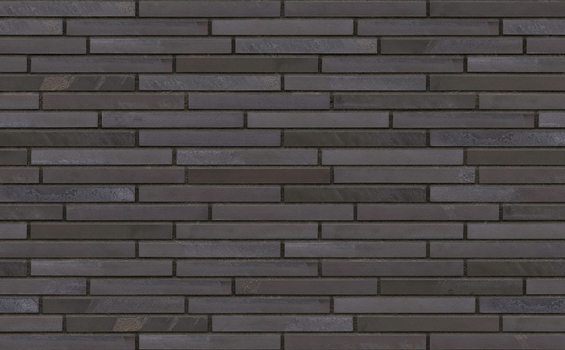 Клинкерная плитка под кирпич King Klinker KING SIZE 05 Black heart гладкая LF, 490*52*14 мм