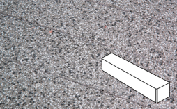 Плитка тротуарная Готика, Granite FINERRO, Ригель Б.3.П.8, Белла Уайт, 360*80*80 мм