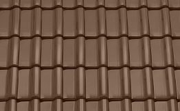 Керамическая черепица рядовая TONDACH Samba 11 (Sensaton 11), Brown engobe