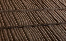 Композитная черепица рядовая Metrotile WoodShake Coffee