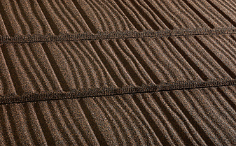 Композитная черепица рядовая Metrotile WoodShake Coffee