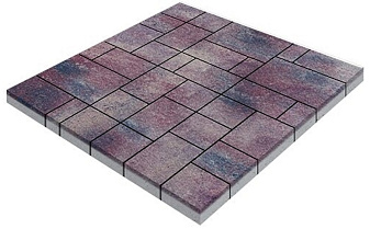 Плитка тротуарная SteinRus Инсбрук Альпен Б.7.Псм.6, Native, ColorMix Каратау, толщина 60 мм