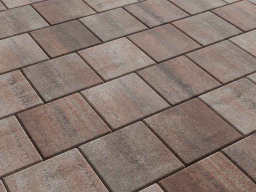 Плитка тротуарная Квадрат Б.2.К.6 листопад гладкий клен, 200*200*60 мм 