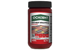 Пигмент-краситель Основит КОЛОРСКРИН AdP1 красный, 0,7 кг