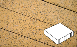 Плитка тротуарная Готика, City Granite FINERRO, Квадрат В.3.К.8, Жельтау, 300*300*80 мм