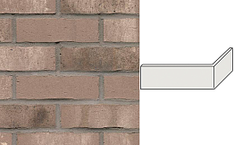 Клинкерная плитка угловая ручной формовки Feldhaus Klinker NF 14 W764 vascu argo rotado 240*71*115*14 мм