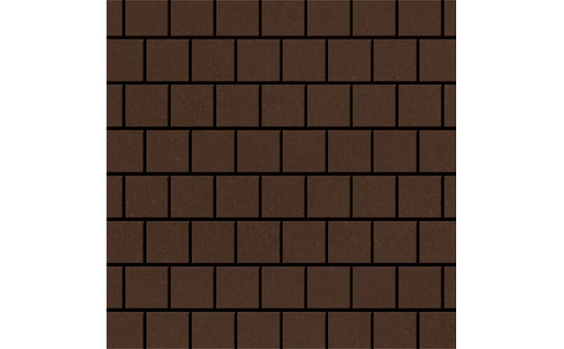 Плитка тротуарная SteinRus Армор В.2.К.8, гладкая, коричневый, 100*100*100 мм
