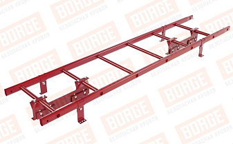 Лестница кровельная Borge для фальцевой кровли оцинкованная RAL 3003, 1,8 м