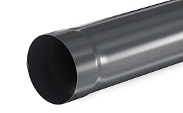 Труба водосточная Aquasystem PE dRain 1 м RAL 7024 D 90 мм