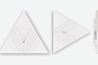 3D-плитка ARCHITECTILES Trigon облегченная под покраску, белый, 200*200*200*20 мм